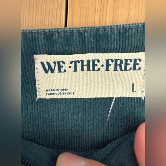 We The Free NWT Lunan Crop Harem
Cord Jeans Color Overboard Size L - Picture 10 of 16